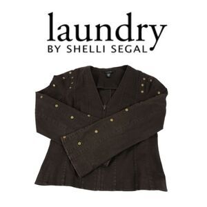 Laundry By Shelli Segal Brown Jacket. Sz 6